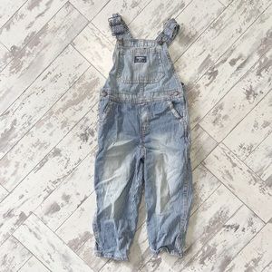 Osh kosh 4t pinstriped overalls